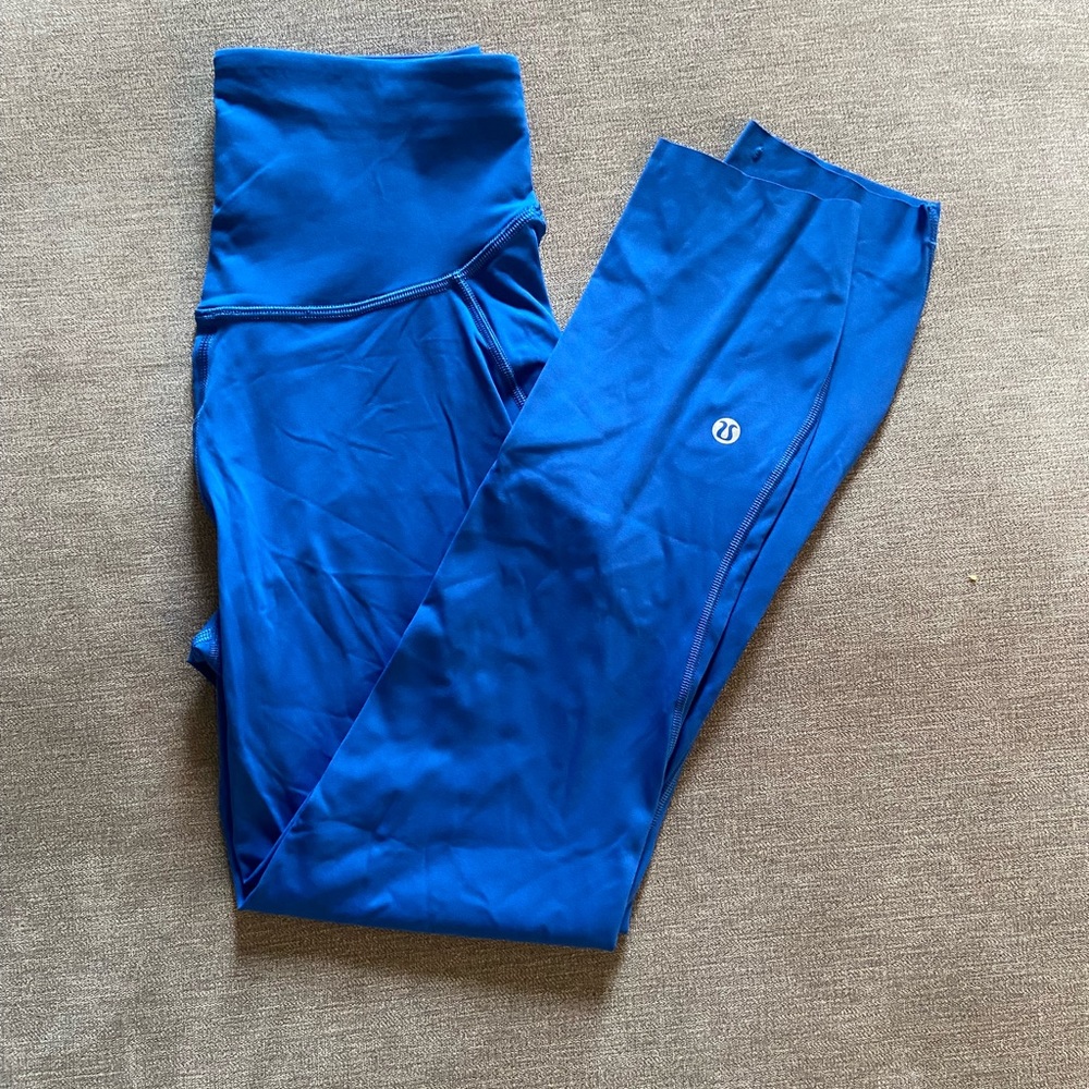 Lululemon Leggings 25” blue